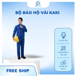 Bộ bảo hộ lao dộng vải kaki