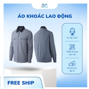 ÁO KHOÁC BẢO HỘ LAO ĐỘNG DÀI TAY – UNT Group