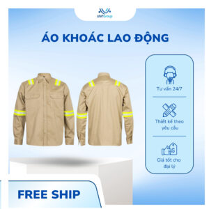 ÁO KHOÁC BẢO HỘ LAO ĐỘNG DÀI TAY – UNT Group