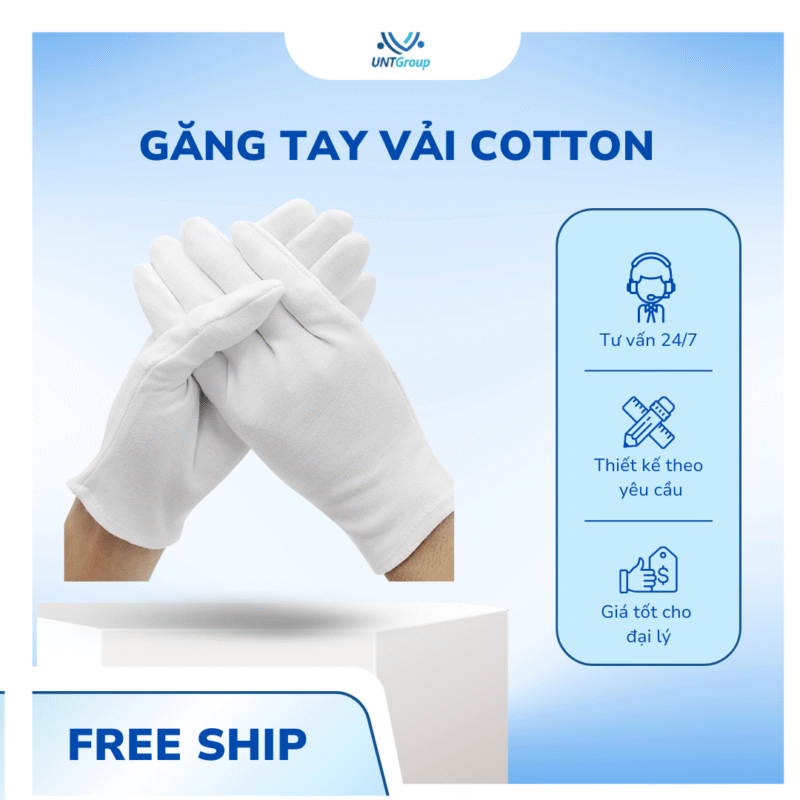 Gang tay vải cotton - UNT Group