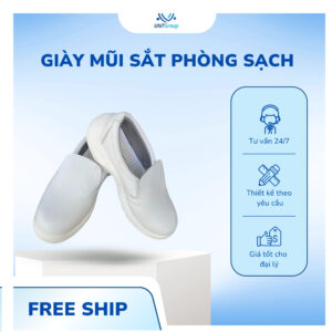 Giày mũi sát phòng sạch