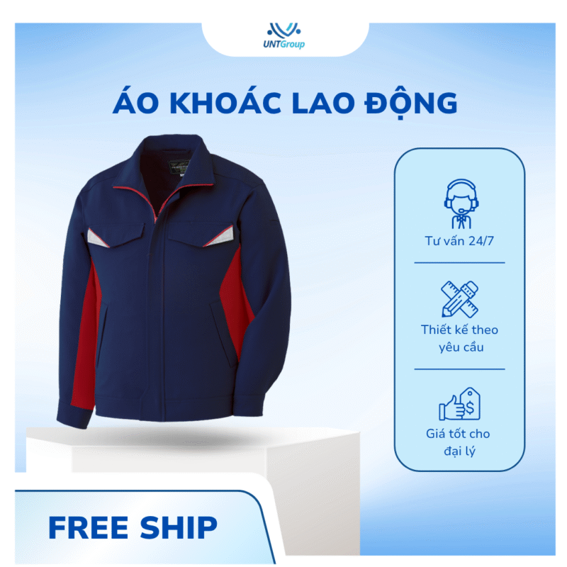 ÁO KHOÁC BẢO HỘ LAO ĐỘNG DÀI TAY – UNT Group